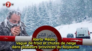 Photo of Alerte météo : Chutes de neige, averses orageuses et rafales de vent de mercredi à vendredi dans plusieurs provinces du Royaume 