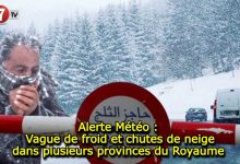 Photo of Alerte Météo : Vague de froid et chutes de neige dans plusieurs provinces du Royaume 