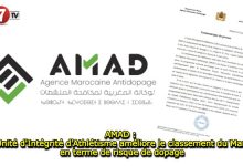 Photo of AMAD : L’Unité d’Intégrité d’Athlétisme améliore le classement du Maroc en terme de risque de dopage