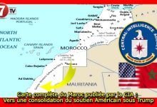 Photo of Carte complète du Maroc publiée par la CIA : Vers une consolidation du soutien Américain sous Trump