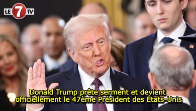 Photo of Donald Trump prête serment et devient officiellement le 47ème Président des États-Unis