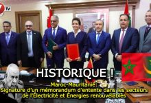 Photo of Maroc-Mauritanie: Signature d’un mémorandum d’entente dans les secteurs de l’Électricité et Énergies renouvelables 