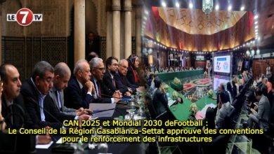 Photo of CAN 2025 et Mondial 2030 deFootball : Le Conseil de la Région Casablanca-Settat approuve des conventions pour le renforcement des infrastructures