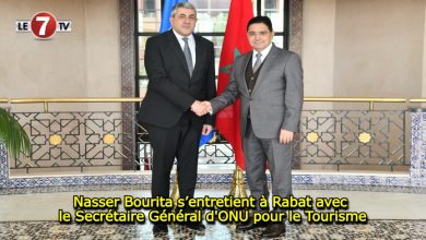 Photo of Nasser Bourita s’entretient à Rabat avec le Secrétaire Général d’ONU pour le Tourisme