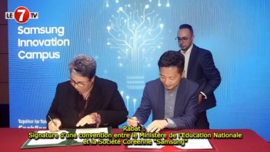 Photo of Rabat : Signature d’une convention entre le Ministère de l’Education Nationale et la Société Coréenne « Samsung »